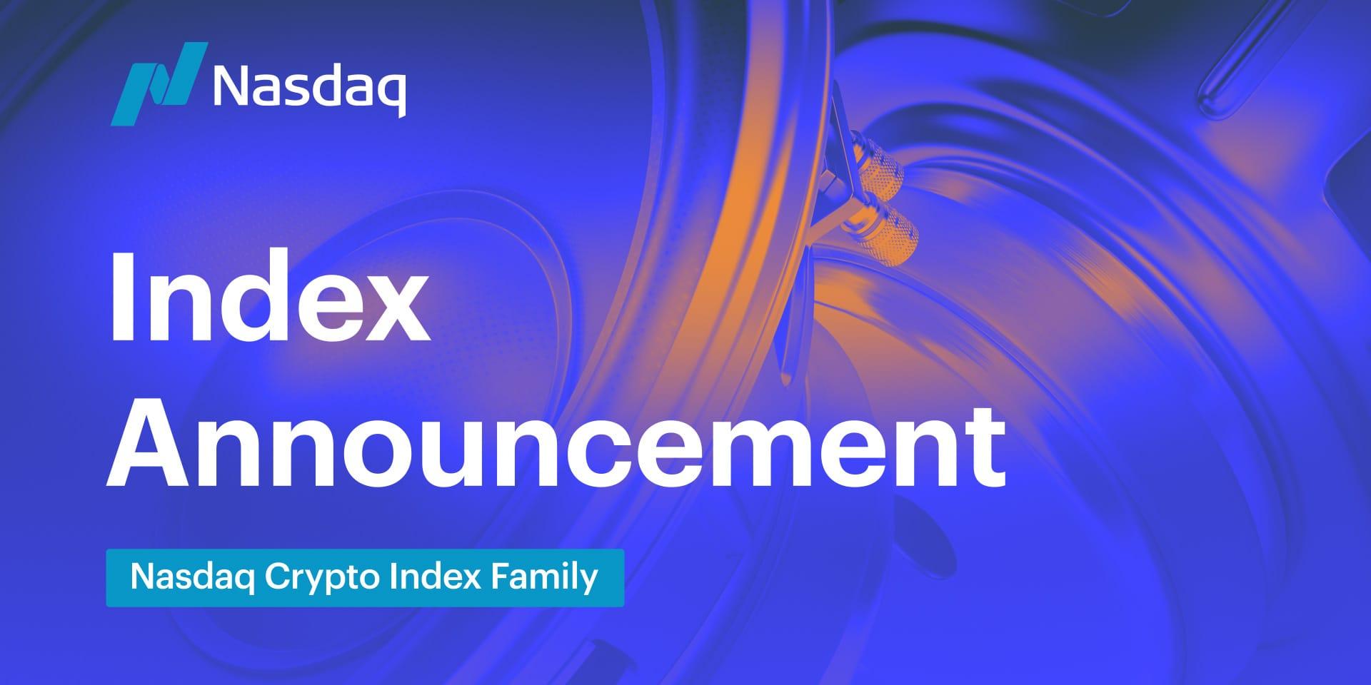 Nasdaq Crypto Index Family - Free Float Supply Announcement - corrected